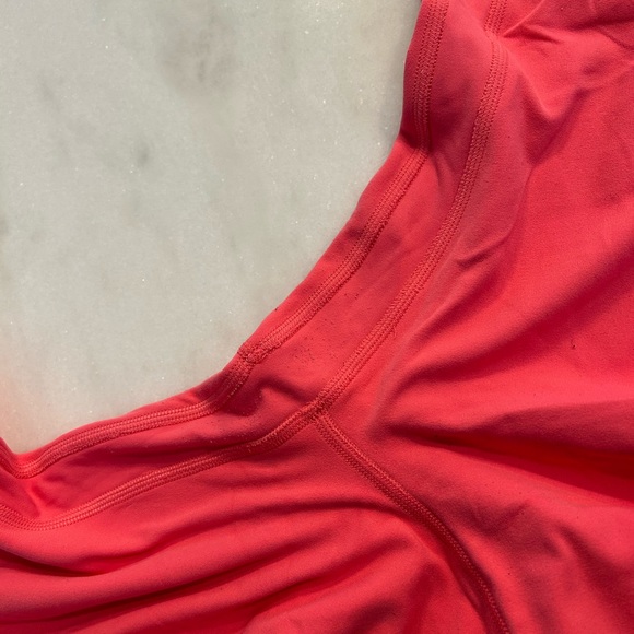 Lululemon Pink Guava High Rise Size 8 Crop Leggings 21” - Picture 5 of 13